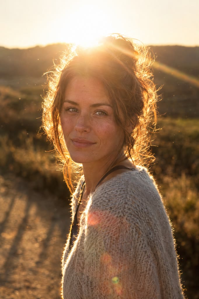 Golden hour portrait